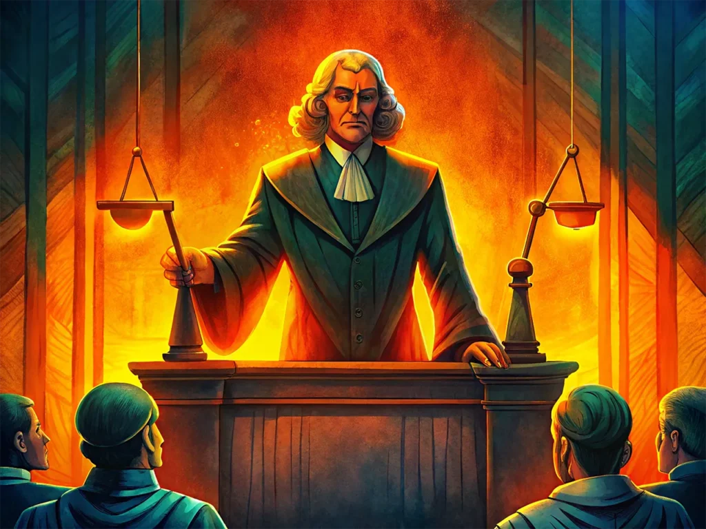 قاضی در شهر